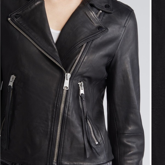 All saints Dalby Leather Jacket